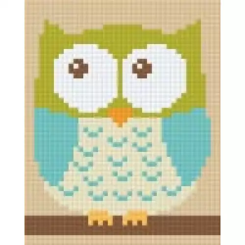pixelhobby Kit Hibou Bleu